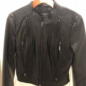 Bebe genuine leather jacket-Small